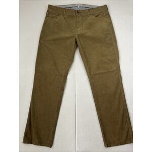 Peter Millar Superior Soft Corduroy Pants Mens 38x30 Brown MF22B29